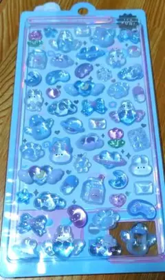 ボンボンドロップシール　クーリア　正規品 　水色ボンボン