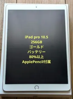iPad pro 10.5 ゴールド 本体+Apple Pencil 第一世代