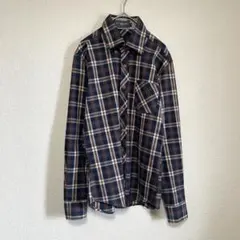 qq542 U.S. BOARDER/ストレッチチェック柄シャツ/カジュアル春夏