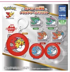 ポケモン 30周年メタルチャームマスコット