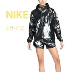 【新品未使用】ナイキ ウィンドブレーカー&ショートパンツ M〜L 黒 シルバー