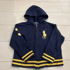 Polo Ralph Lauren ネイビー ジップアップパーカー 95 - メルカリ
