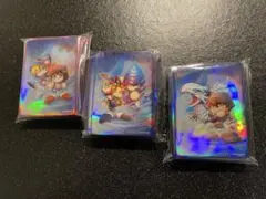パワプロ　遊戯王コラボスリーブ　遊戯・海馬・杏子　全3種セット