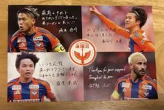 アルビレックス新潟2025年シーズン御礼ポストカード(はがきサイズ)
