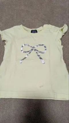 petit main リボンTシャツ 90