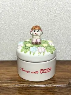 不二家 ペコちゃん 陶器製 キャニスター ポコちゃん - メルカリ