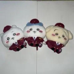 ちいかわ 阪急電車なほわほわぬいぐるみS ちいかわ うさぎ ハチワレ 3体セット
