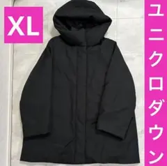 UNIQLO ユニクロ ハイブリッドダウンショートコート XL ブラック