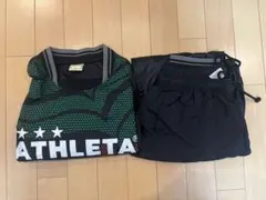 ATHLETA ピステ上下 Mサイズ 緑/黒、送料無料