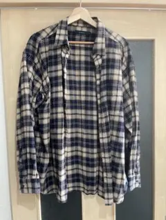古着チェック柄 ネルシャツ 長袖