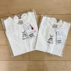 【まとめ売り】プティマイン 半袖 Tシャツ 100cm 110cm 2枚セット