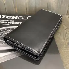 ■無双premium コードバン 長財布■馬 本革 財布■ブラック 黒