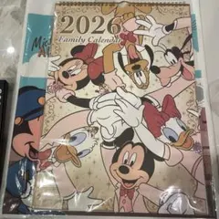 2026年 ファミリーカレンダー ミッキー