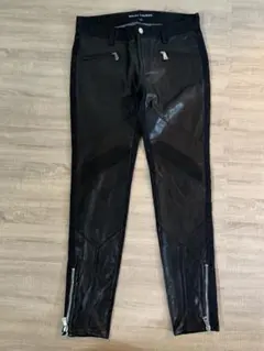 Ralph Lauren レザーバイカーデニムパンツのサムネイル