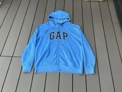 Old GAP ブルー ジップアップパーカー　y2k