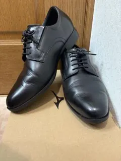 【2回のみ着用美中古品】 ビジネスシューズ ミズノ26.5 黒のサムネイル
