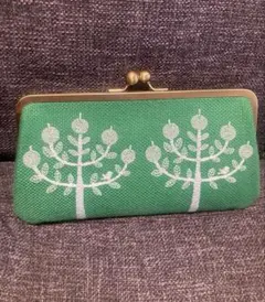 ミナペルホネン　ハンドメイド　財布　長財布　大きめ　小物入れ　がま口　ポーチ