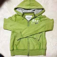古着　Abercrombie & Fitch グリーン パーカー Sサイズ