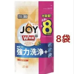 ジョイ W除菌 食洗機用洗剤 オレンジピール 詰め替え 特大 930g×8袋