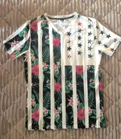 Mr.Bao Long &Miss Go. スター柄　トロピカル Tシャツ