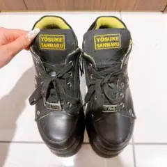 YOSUKE 厚底 スニーカー ブラック