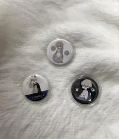 はらぺこ商店 harupeco 缶バッジ 3個セット eve