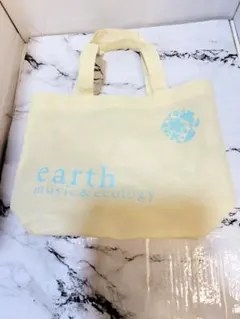 earth music&ecology ショップ袋 淡い黄色