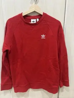 【値下げ交渉OK】adidasトレフォイルロゴ オリジナル　ロンT古着 M 赤
