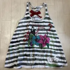 Desigual タンクトップ ボーダー リボンのサムネイル