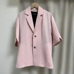 MOUSSY ピンク テーラードジャケット FREEサイズのサムネイル