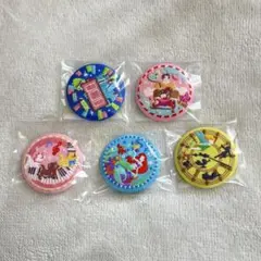 ディズニー 刺繍缶バッジ