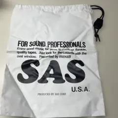 SAS U.S.A. 巾着バッグ ホワイト　防水