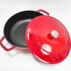 staub 両手フライパン チェリー 26cm ダブルハンドル 赤 美品 楽天市場】[日本正規品]ストウブ staub 両手フライパン ラウンド