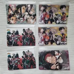 ジャンプショップ アニバーサリーフェア 特製ミニクリアポーチ 6点セット