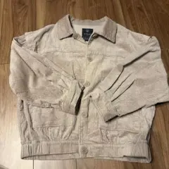 w closet ダブルクローゼットコーデュロイジャケット ベージュ　綿100%のサムネイル