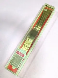 腕時計ベルト　MARUMAN ステンレス　金色　取付巾18mm ベルト巾20mmのサムネイル