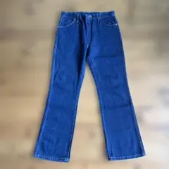 70s Wrangler ブーツカット デニムパンツ 濃紺 USA W30L28 - メルカリ