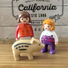 プレイモービル PLAYMOBIL 123 親子とウリボー