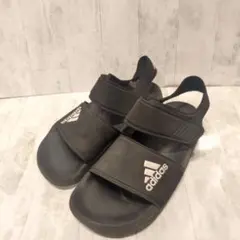 adidas キッズ サンダル ブラック21cm GW0344　スポーツ