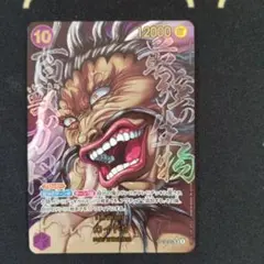 ワンピースカードゲーム 世界最強の戦士 カイドウ SR パラレル 刃牙