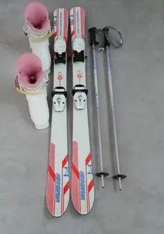 子供用ジュニア用スキー3点セット　スキー板110　スキーブーツ21センチ