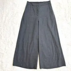 美品✨パラスパレス インディゴ染ワイドパンツ コットン 千鳥格子 近年