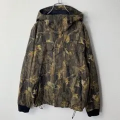 コロンビア マウンテンパーカー リアルツリー柄 刺繍ロゴ オムニヒート ナイロン