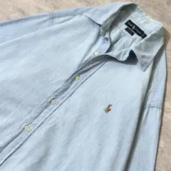 K*n様 90s Ralph Lauren シャンブレー BD シャツ BLAI