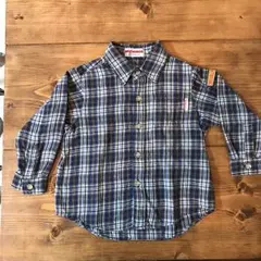 ミキハウス チェックシャツ90