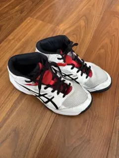 ASICS バスケットボールシューズ 22.5 cm ホワイト/レッド