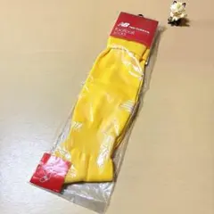 未使用★ニューバランス★サッカーソックス★イエロー★25～27cm★