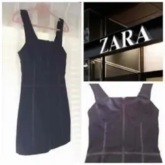[送料込み] ZARA フロントジップワンピース これからの季節に☆