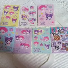 My Melody & Kuromi シールセット 7シート
