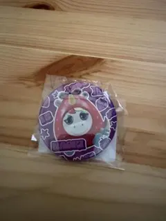 NAOKI 缶バッジ ユニコーン いちご パープル